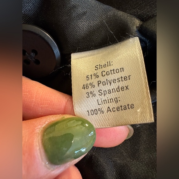 🖤 Semantiks Black 3/4 Sleeve Classic Trench Coat Jacket XL - Picture 9 of 12